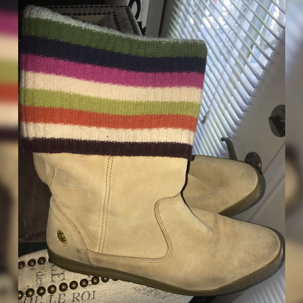 COACH Real Suede Winter Boots